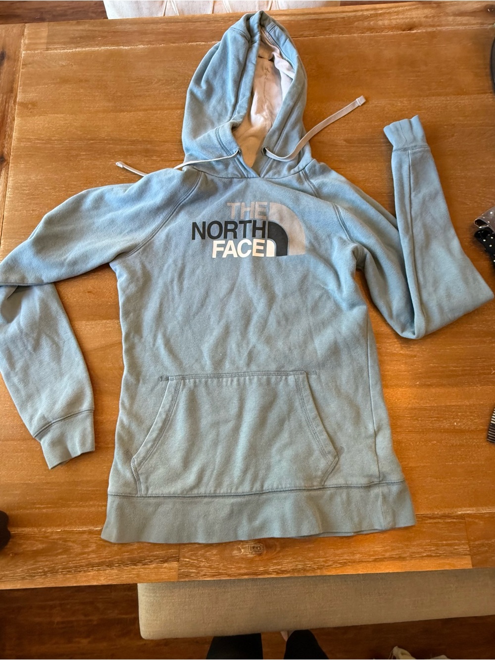 The North Face Light Blue Pullover Hoodie